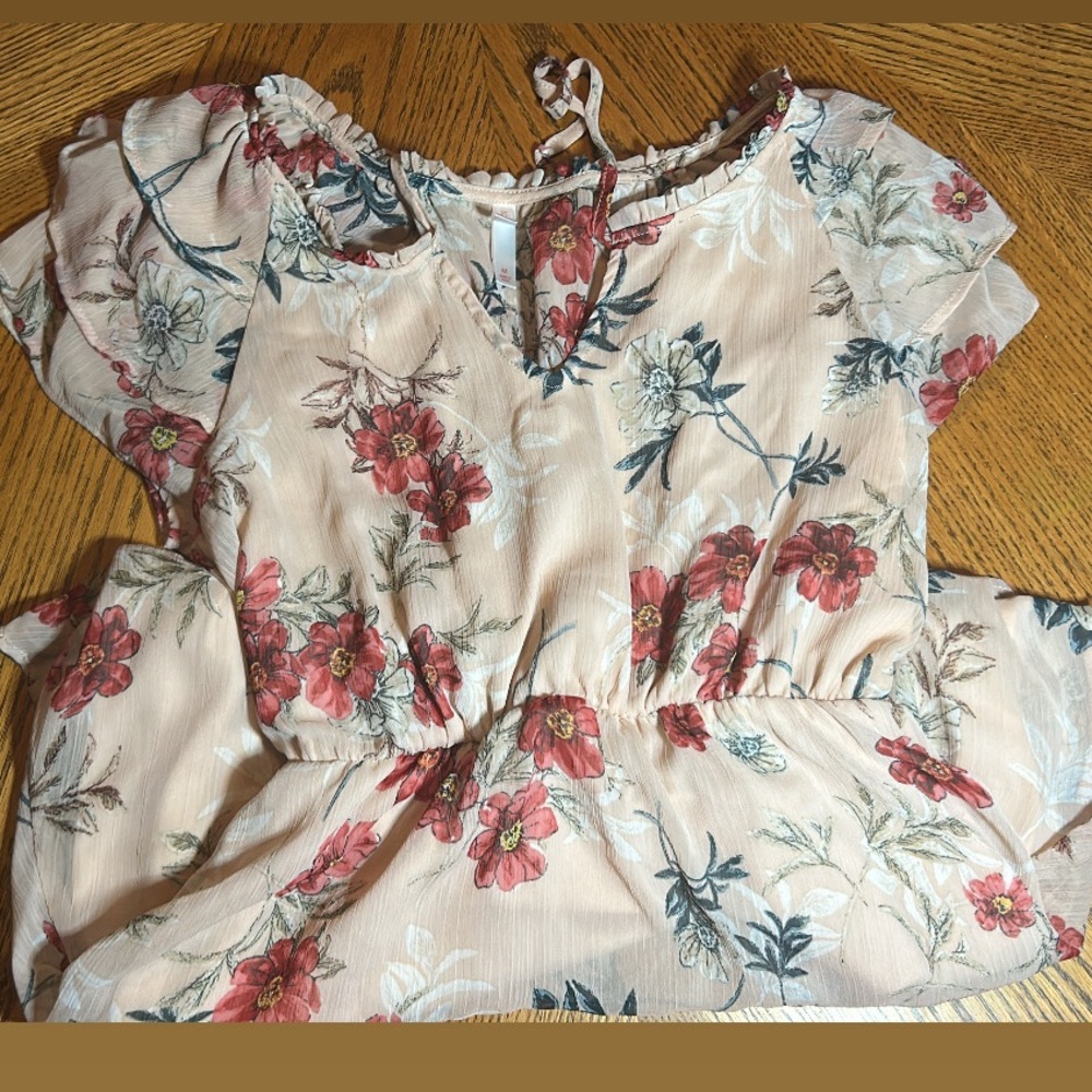 Floral Print Women's Top